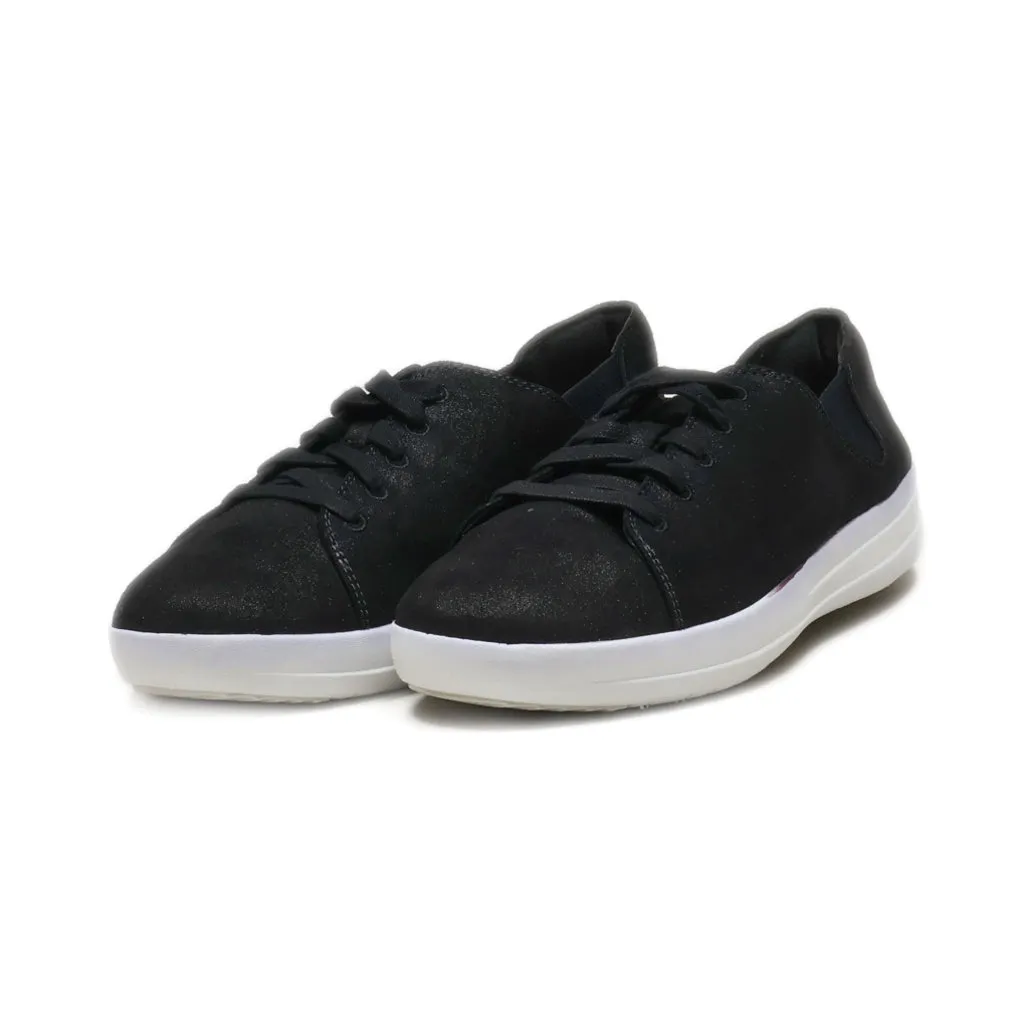 Fitflop Casual Lace Ups Nubuck Black Colour For Men