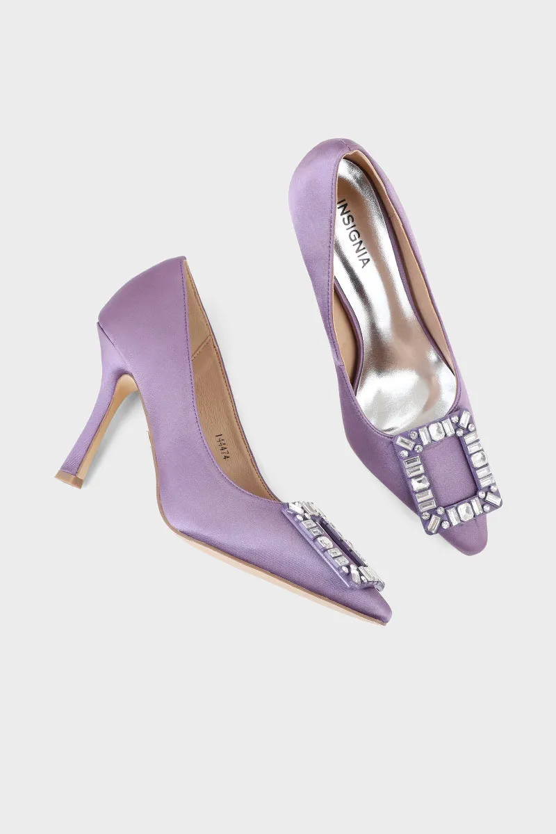 Formal Court Shoes I44474-Lavendar