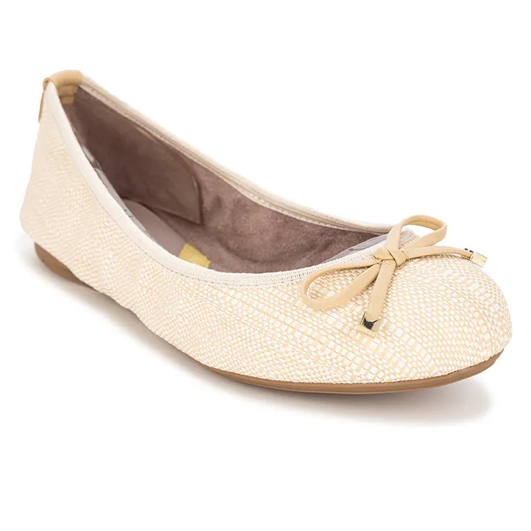 FRANKIE Ballet Flat Shoes - Natural