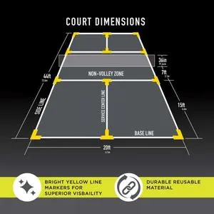 Franklin Pickleball Court Marker Kit