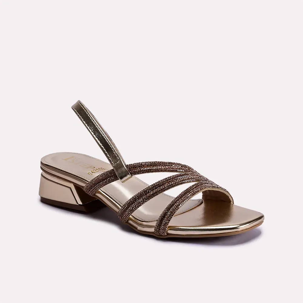 Gena Gold Fancy Sandals 0421092