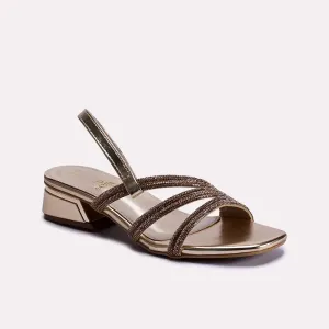 Gena Gold Fancy Sandals 0421092