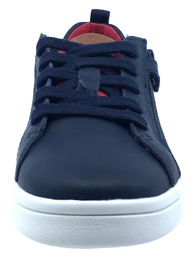 Geox DJ Rock Sneaker Navy Red Junior for Boy's