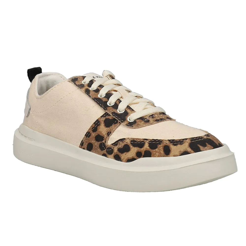 GrandPro Rally Canvas Court Leopard Slip On Sneaker