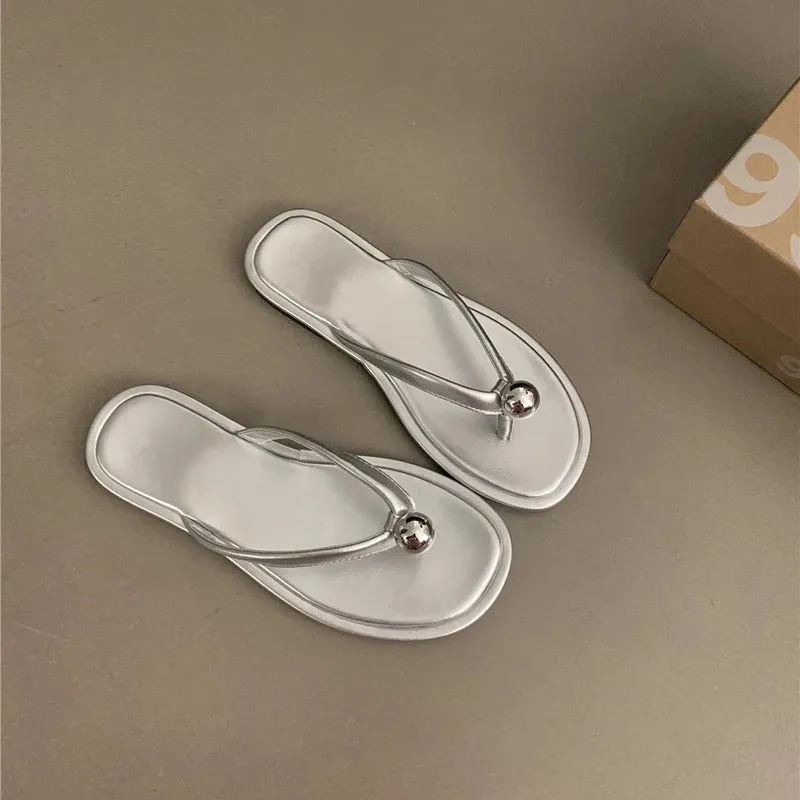 Hnzxzm 2024 New Trend Women Slippers Casual Beach Vacation Slides Ladies Outdoor Flats Sandal Summer Women's Shoes