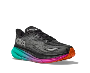 Hoka Womens Trainer Clifton 9 GTX Black/Electric Aqua