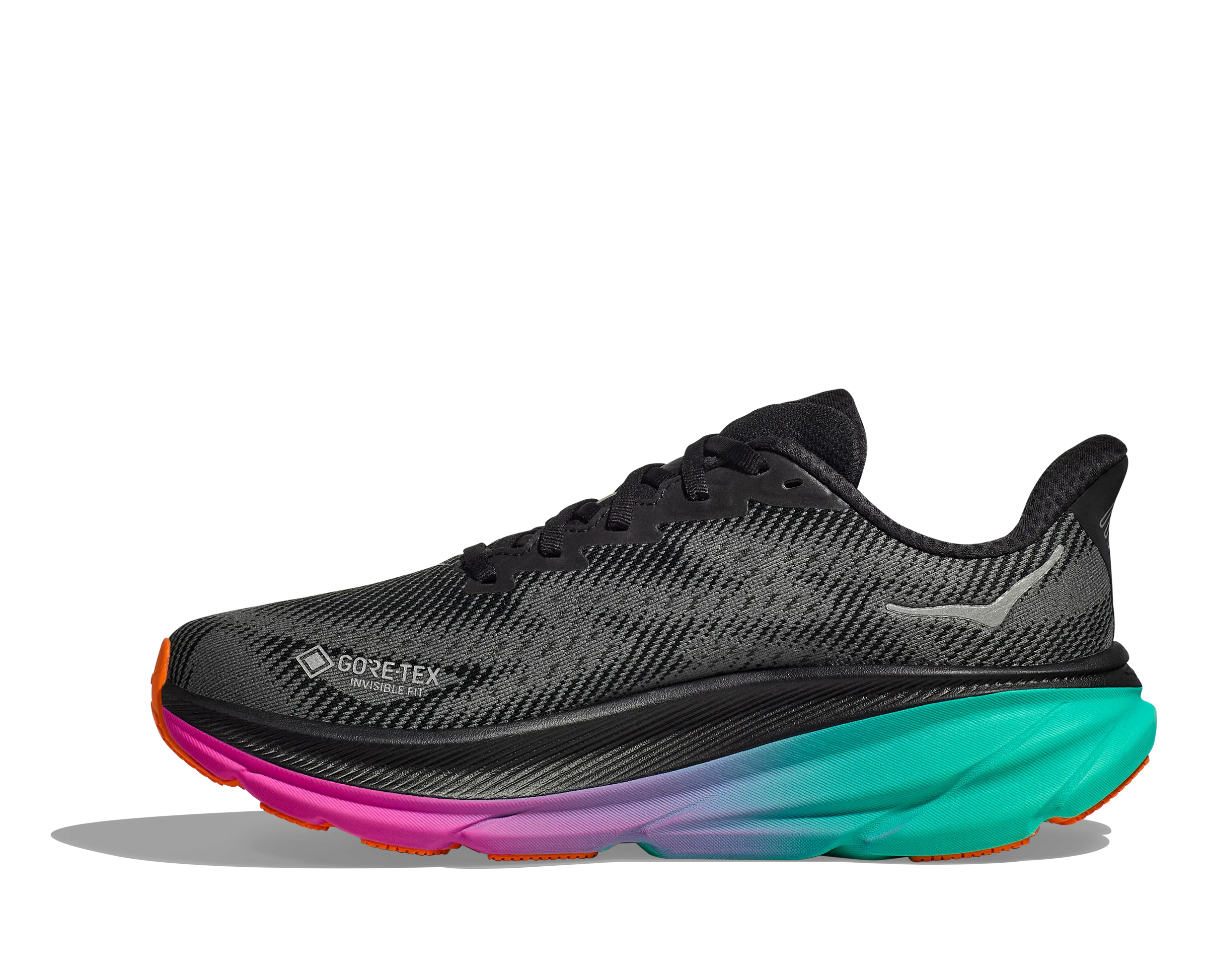 Hoka Womens Trainer Clifton 9 GTX Black/Electric Aqua