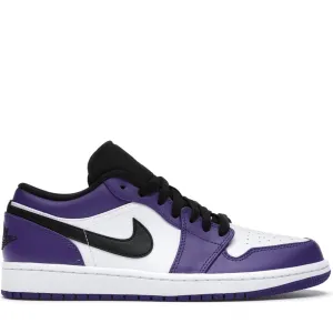 Jordan 1 Low Court Purple White