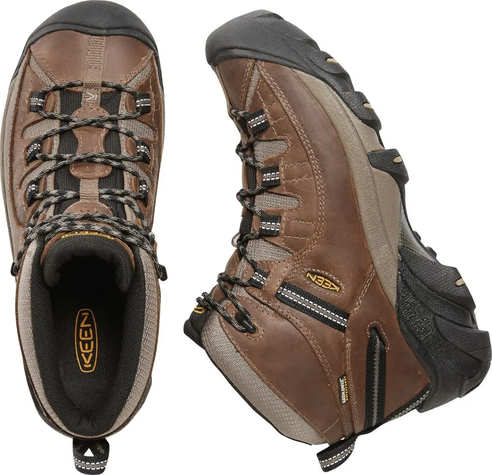 'Keen Outdoor' Men's Targhee II WP Mid Hiker - Shitake / Brindle