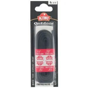 KIWI - Black Outdoor Boot Laces 72" - 1 Pair