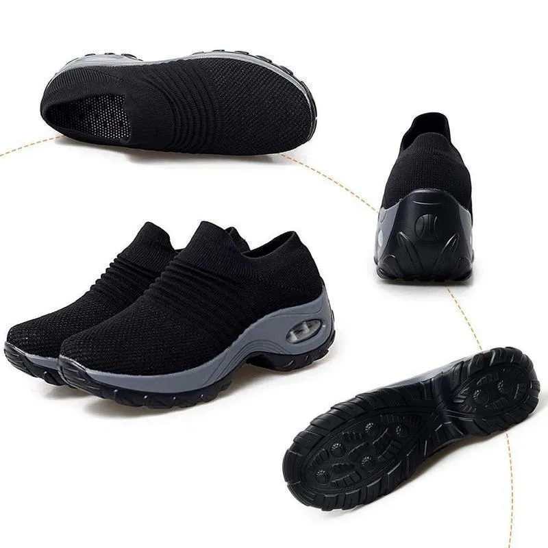 Ladies‘s Breathable Air Cushion Outdoor Shoes