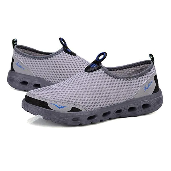 Large Mens Honeycomb Mesh Quick Drying Upstream Water Shoes Leisure Beach Shoes