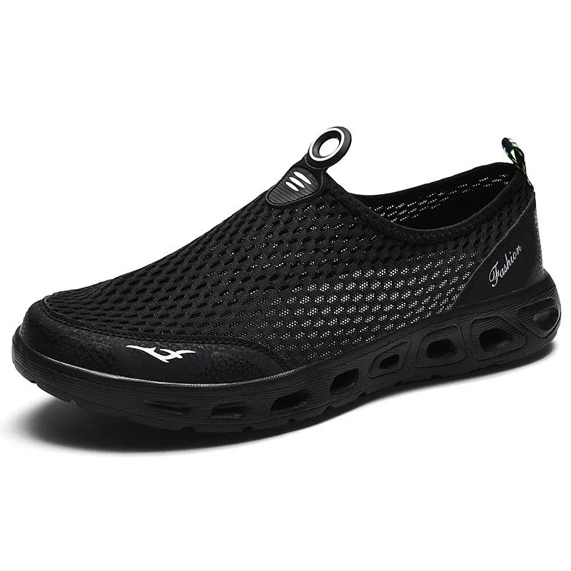 Large Mens Honeycomb Mesh Quick Drying Upstream Water Shoes Leisure Beach Shoes