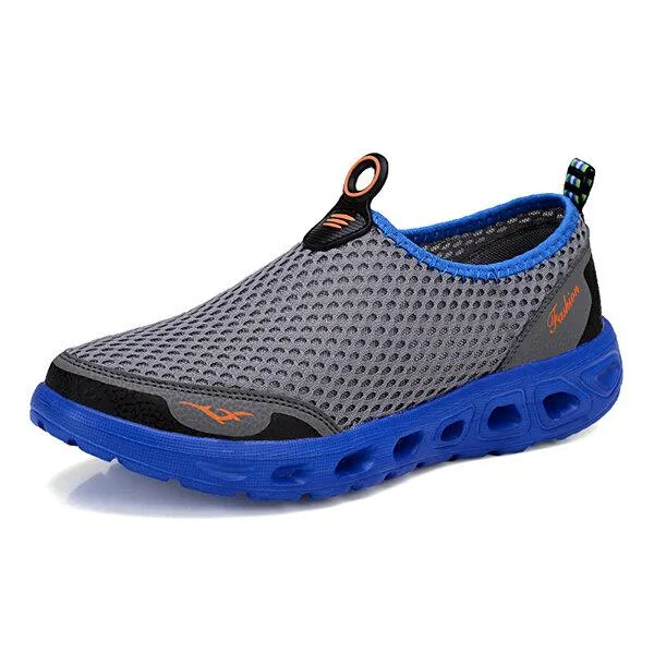 Large Mens Honeycomb Mesh Quick Drying Upstream Water Shoes Leisure Beach Shoes