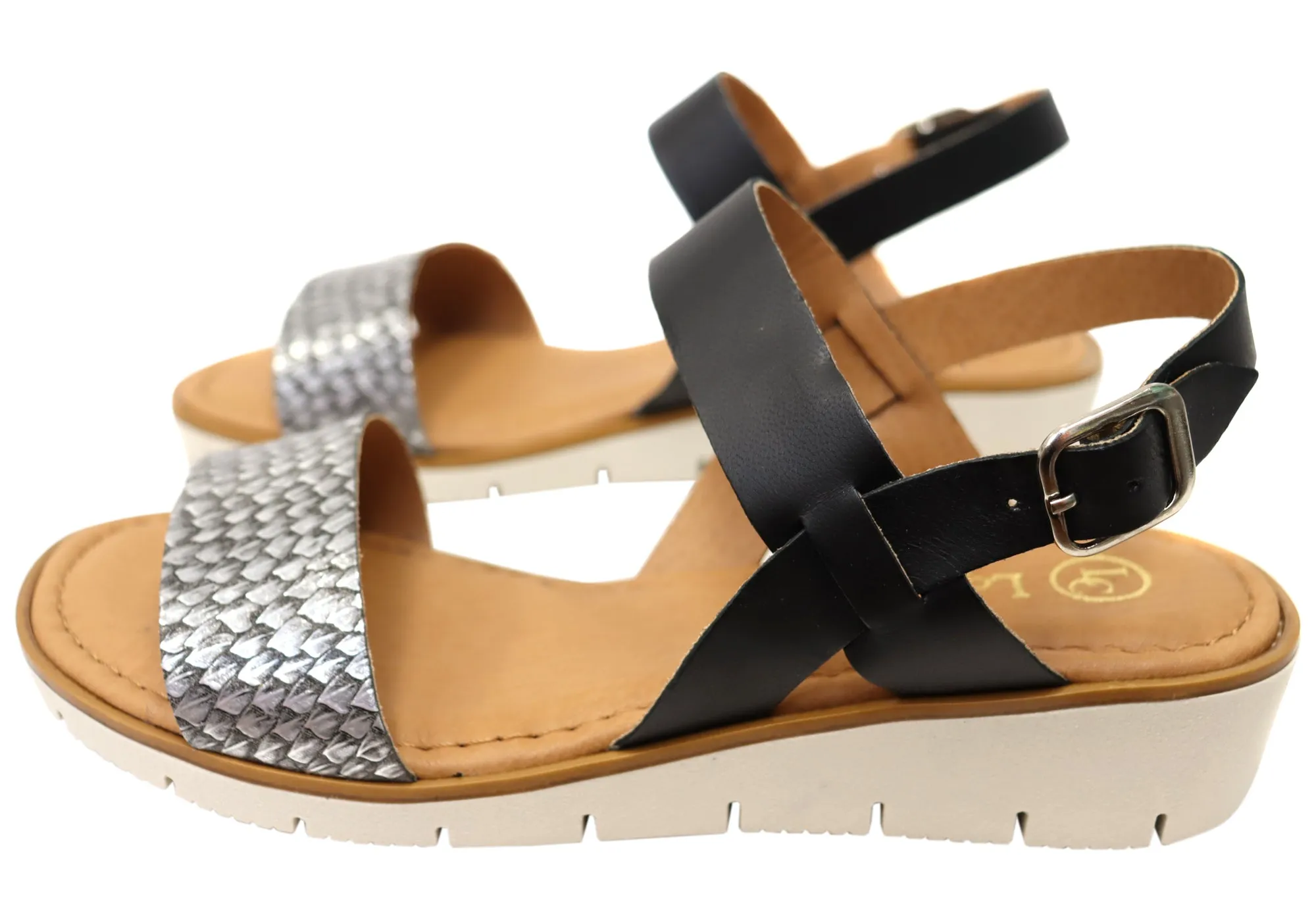 Lola Canales Amanda Womens Comfortable Leather Sandals Made In Spain