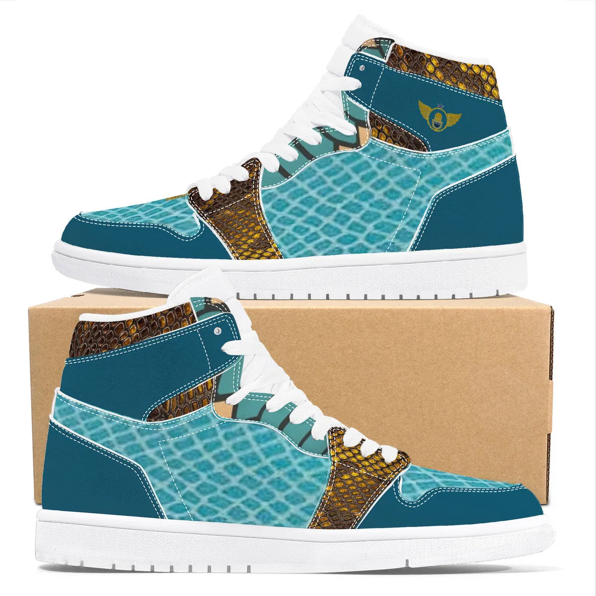 Majestic Blue | High Top Customized | Shoe Zero