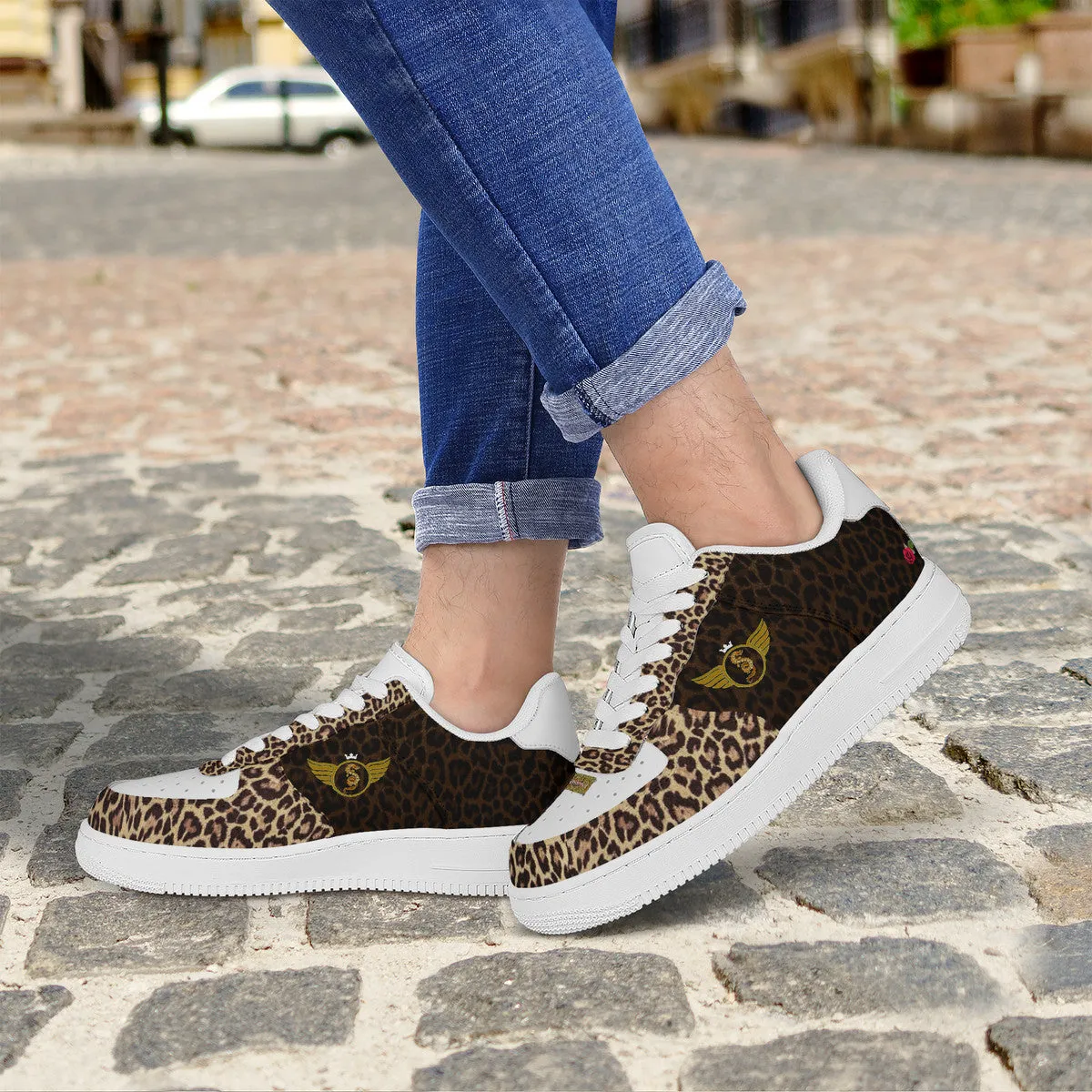 Majestic Cheetah and Black Print | High Top Customized | Shoe Zero