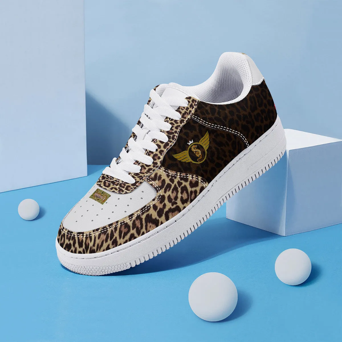 Majestic Cheetah and Black Print | High Top Customized | Shoe Zero