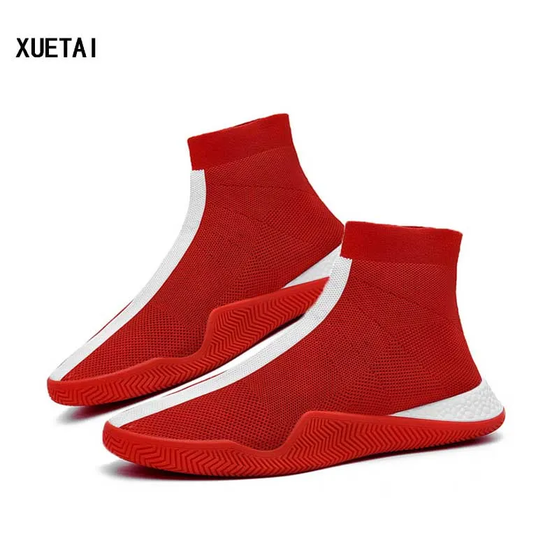 Male Autumn 2020  Black White Red Shoe