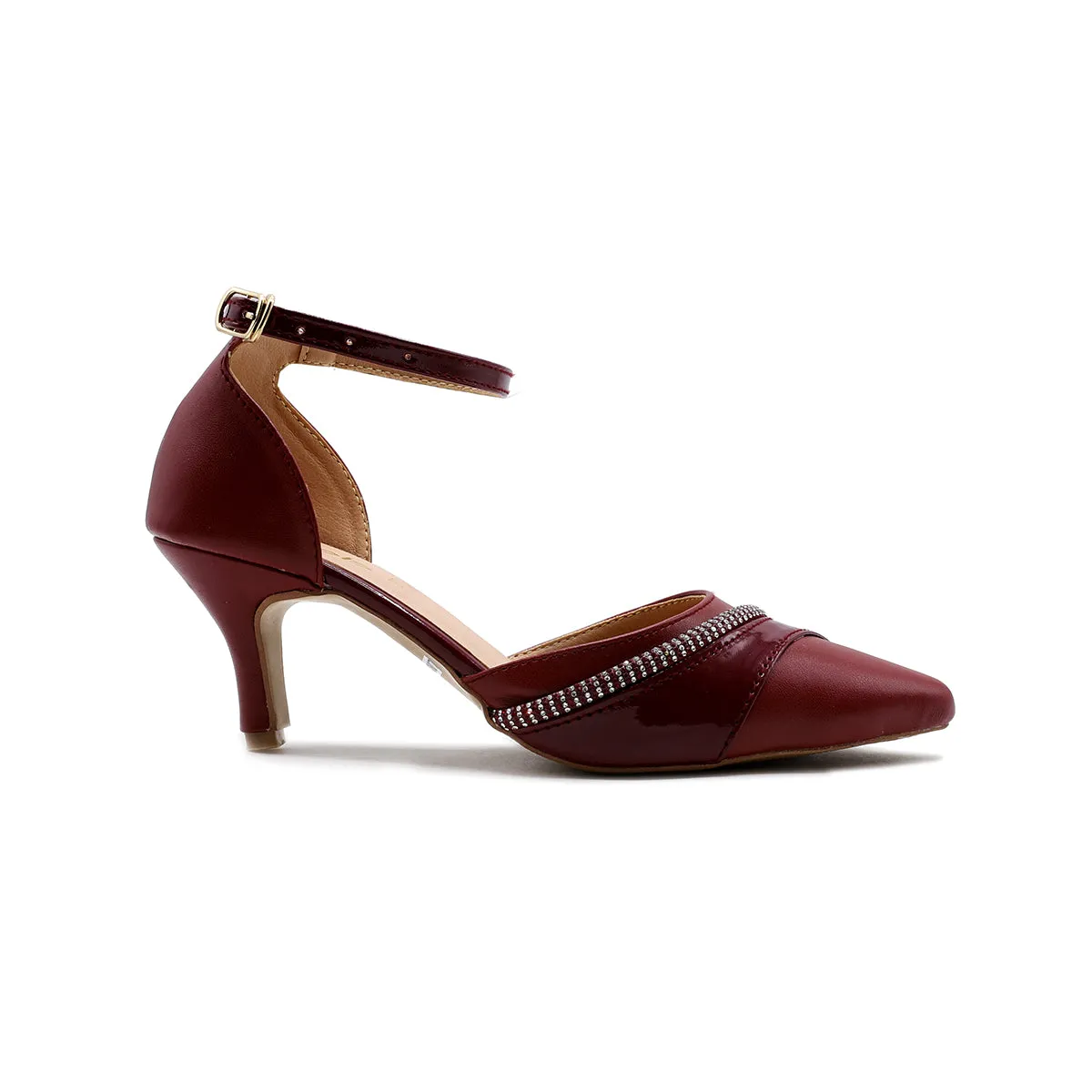 Maroon Formal Court Shoes L00850033