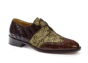 Mauri - 53124 Caracalla Crocodile & Alligator Wingtip Sport Rust