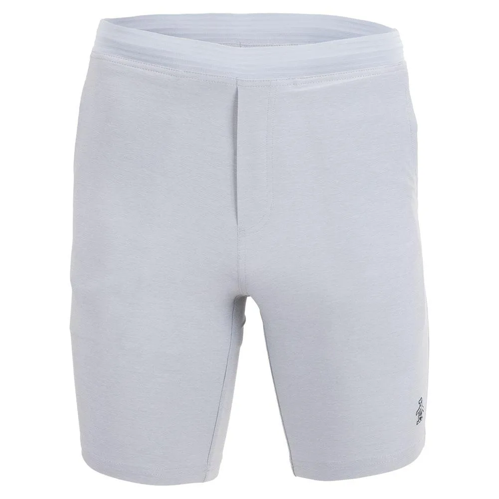 Men's 9 Inch Heather Drawstring Tennis Short