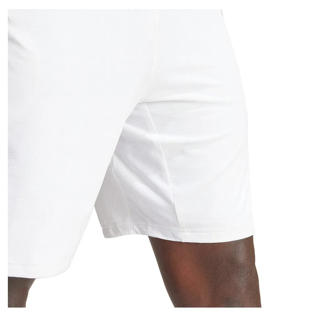 Men's Ergo 9 Inch Tennis Short White