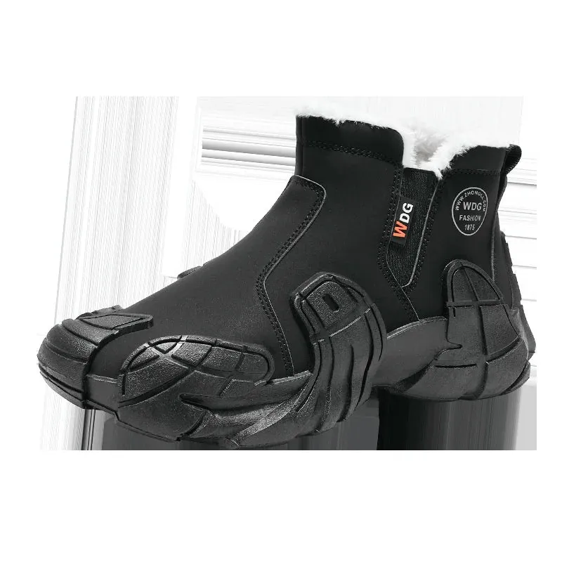 Men's Fleece-Lined Martin Boots