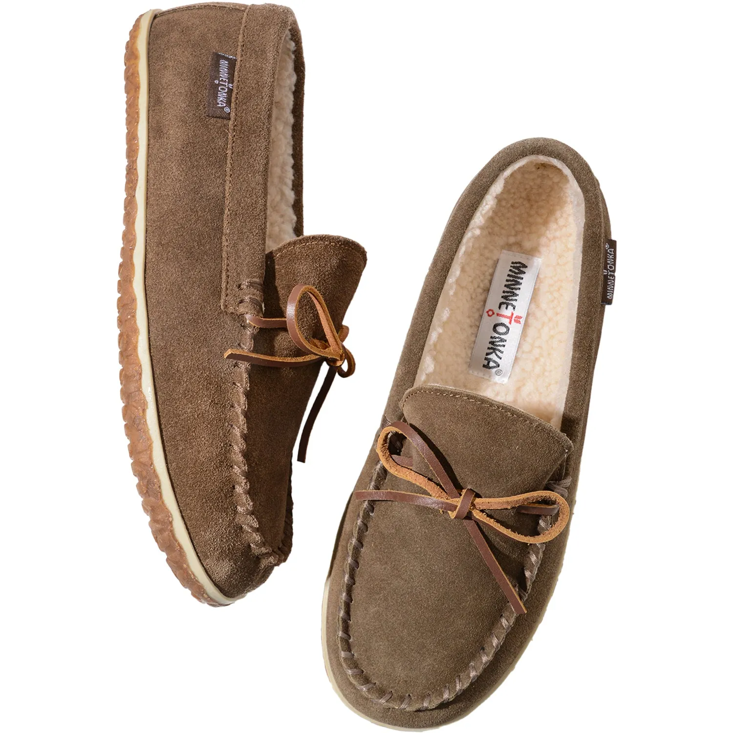 Men's Minnetonka Tomm Autumn Brown W/R Suede