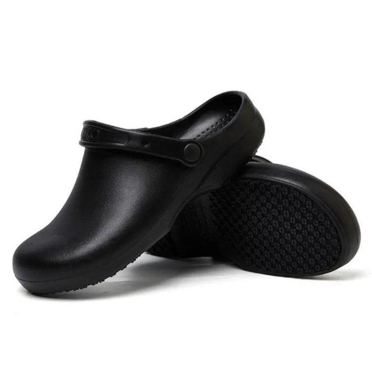 Men's Non-Slip Waterproof Oil-Resistant Kitchen Chef Slippers