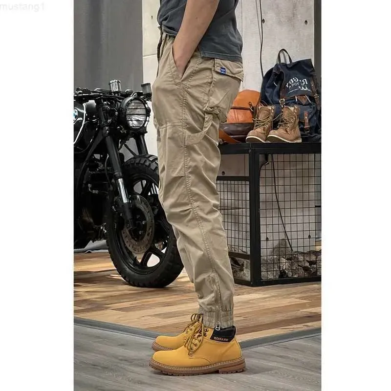 Men's Pants Camo Navy Trousers Man Harem Y2K Tactical Military Cargo for Men Techwear High Quality Outdoor Hip Hop Work Stacked Slacks 230524