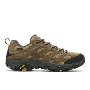 'Merrell' Men's Moab 3 WP Low Hiker - Kangaroo / Coyote (Wide)