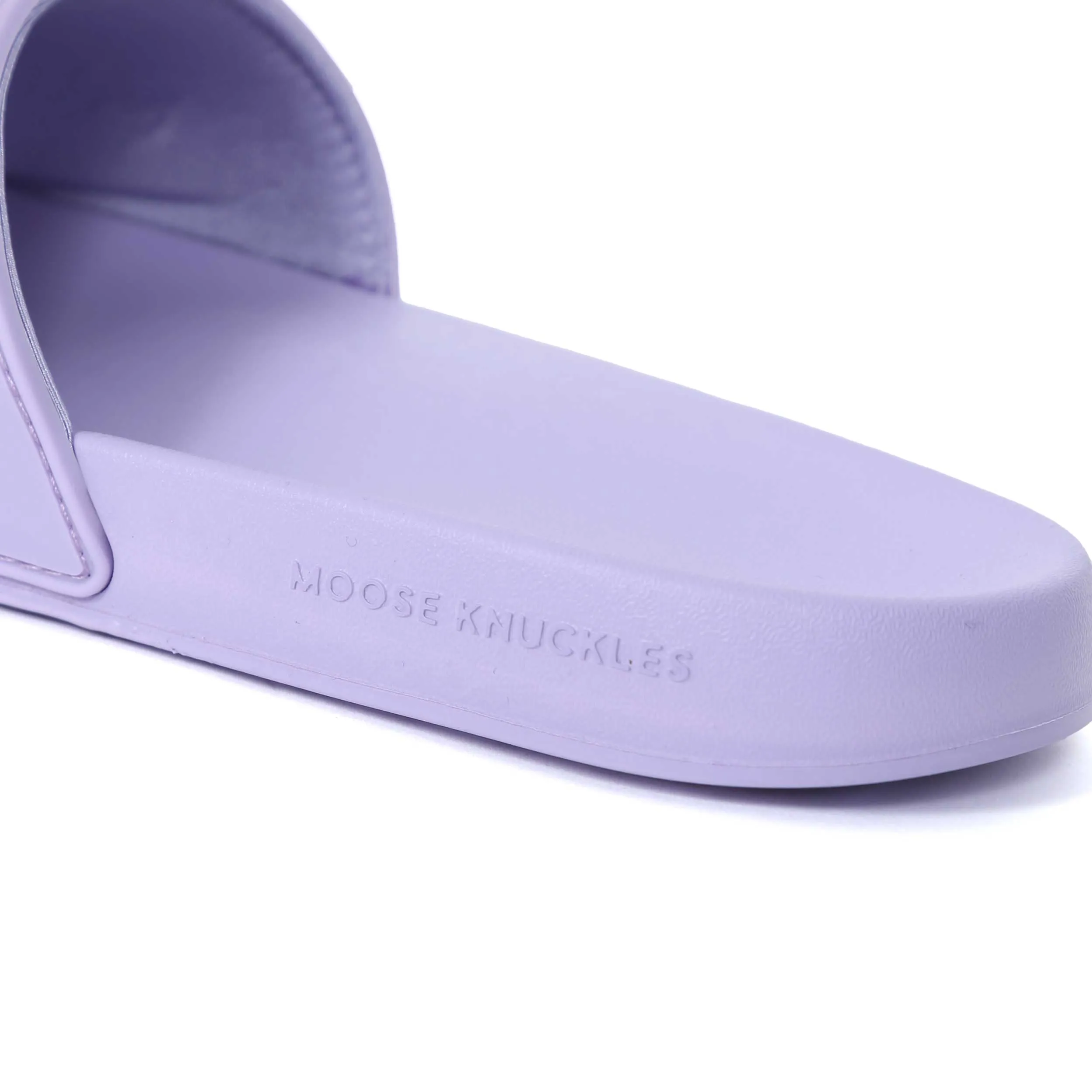 Moose Knuckles Logo Icon Sport Slide in Orchid Petal