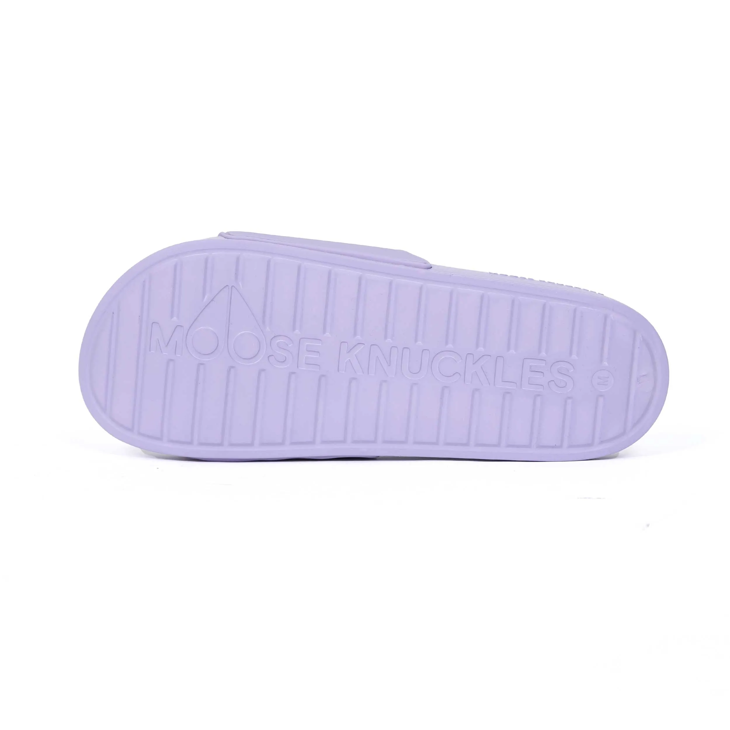 Moose Knuckles Logo Icon Sport Slide in Orchid Petal