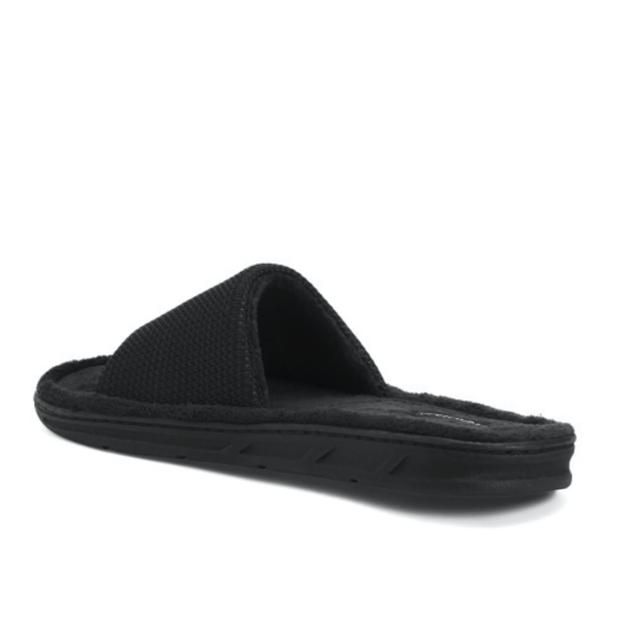 Nautica Men's Indoor Outdoor Comfort Fleece Lined Open Toe Slide Slippers