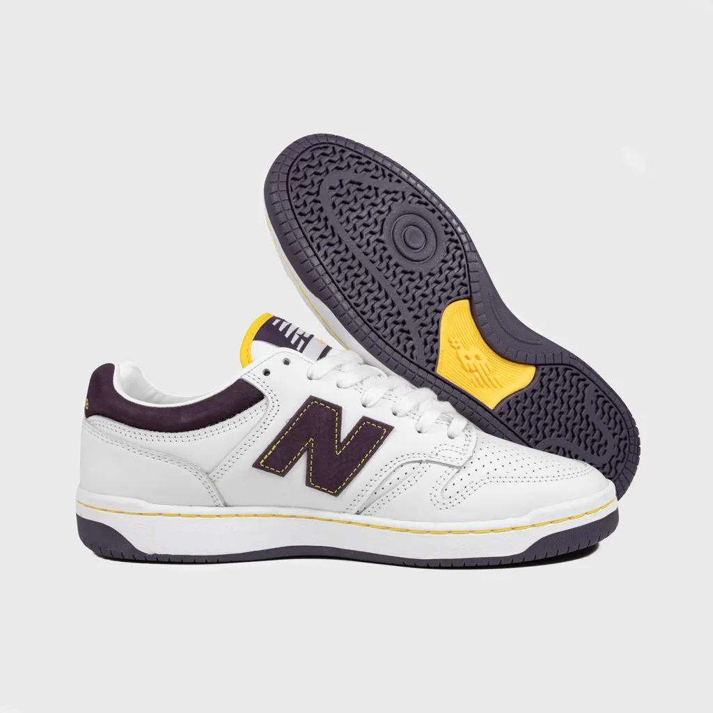 New Balance Numeric - 480 Shoes - White / Purple