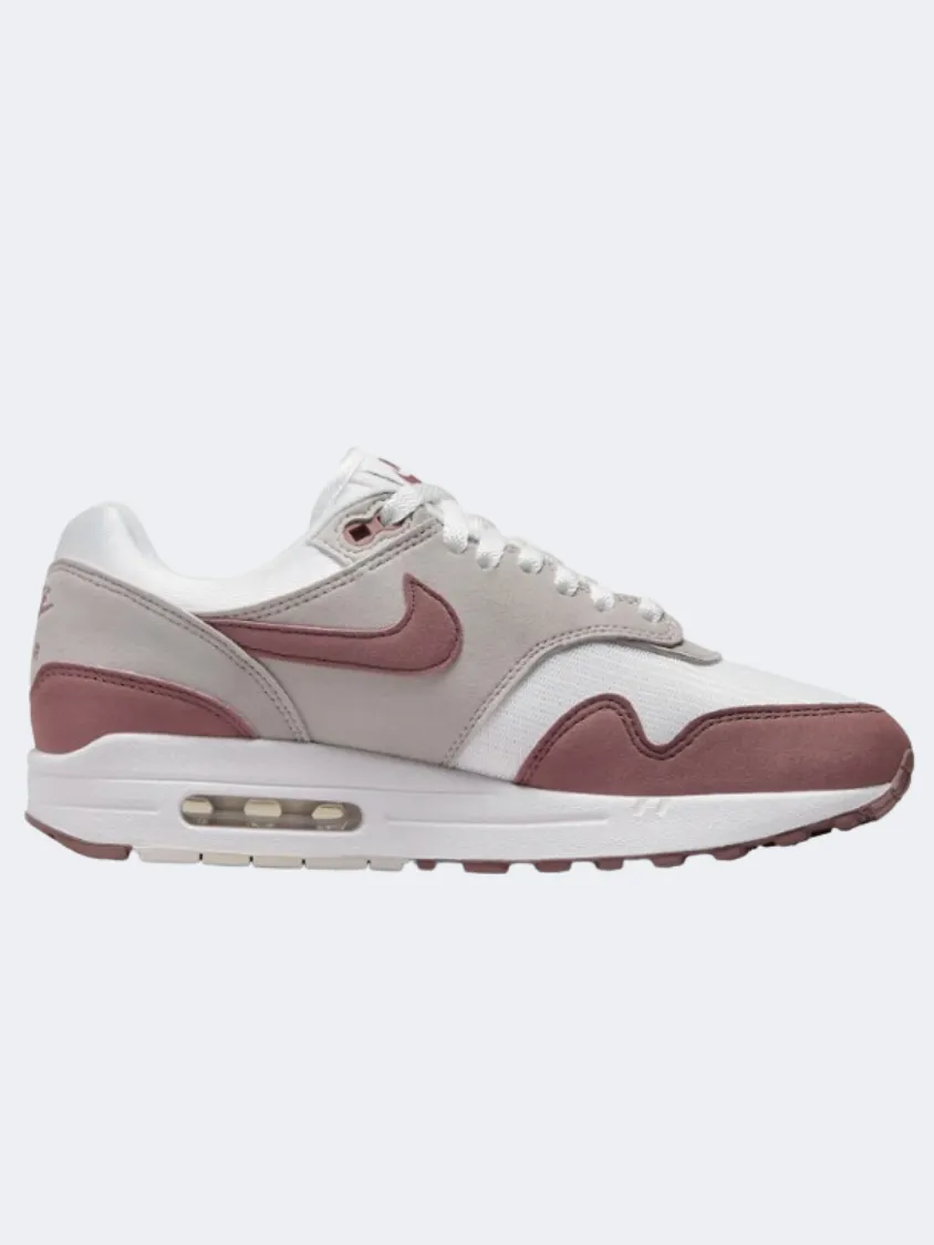 Nike Air Max 1 Women Lifestyle Shoes White/Iron/Mauve