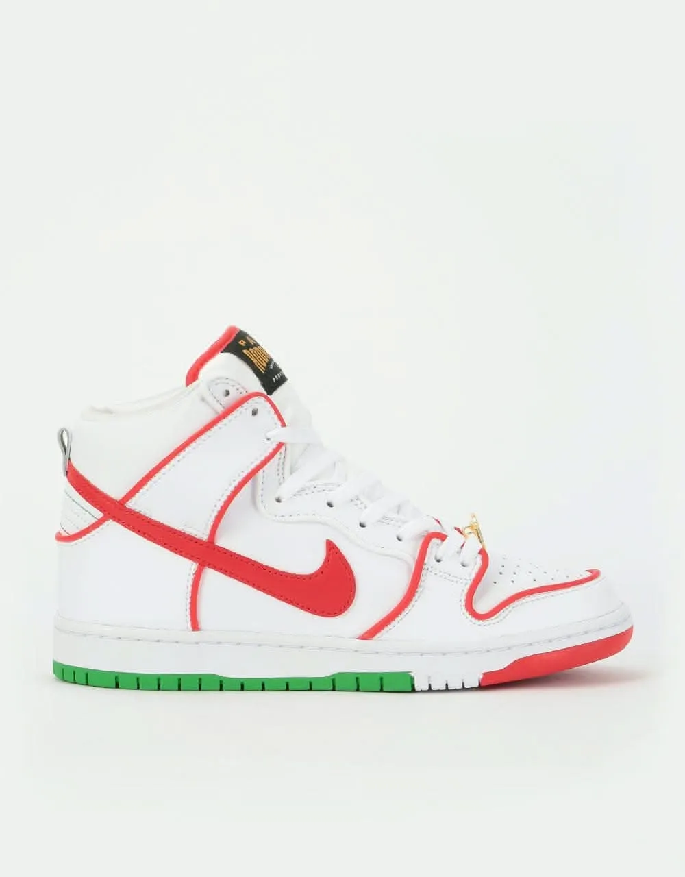 Nike SB Dunk High Premium QS Skate Shoes - White/University Red-White