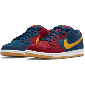 Nike SB - Dunk Low Pro Barcelona Shoes - Navy / University Gold / Red Court