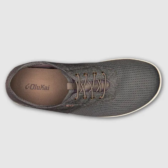 OLUKAI NOHEA MOKU SHOES CHARCOAL/CLAY