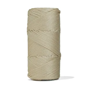 Outdoor 2 mm Macrame Braided Cord – Beige Color