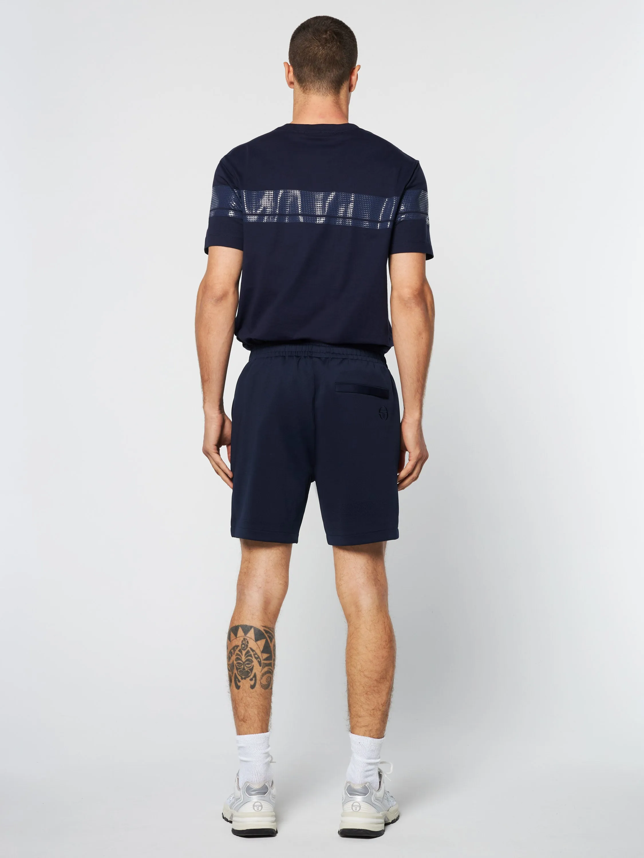 Perforata Short- Maritime Blue