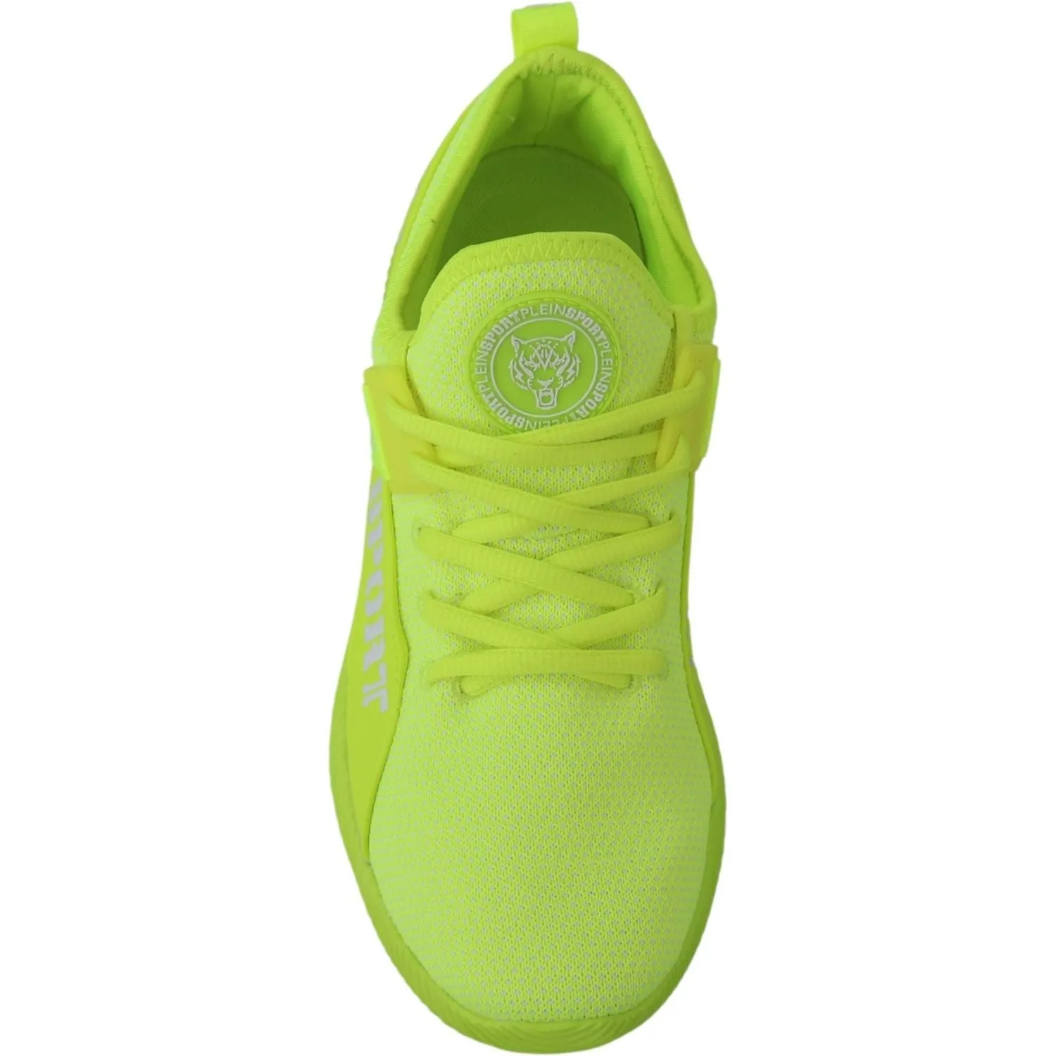 Plein Sport Electrify Your Step with Yellow Carter Sport Sneakers