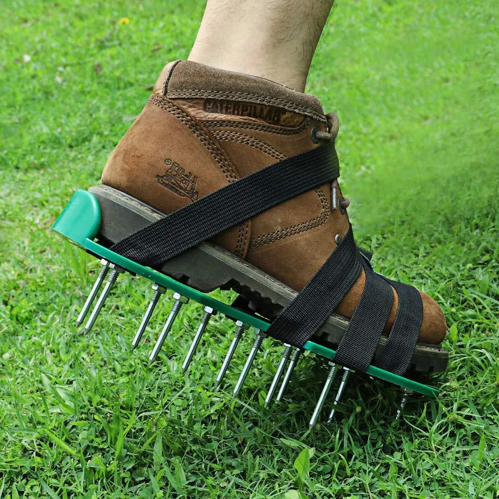 Premium Manual Lawn Spike Aerator Shoes