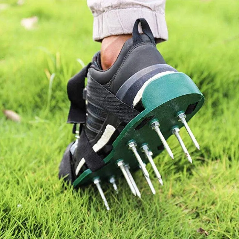 Premium Manual Lawn Spike Aerator Shoes