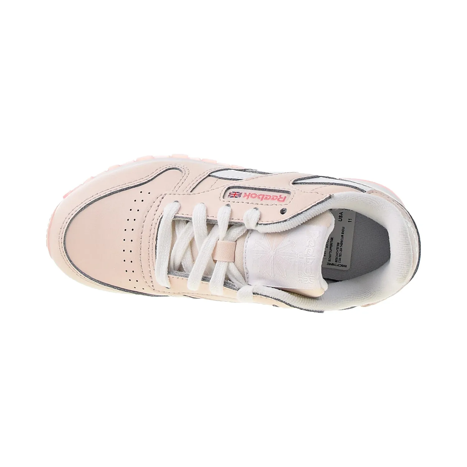 Reebok Classic Leather Little Kids' Shoes Pal Pink-White-Panton