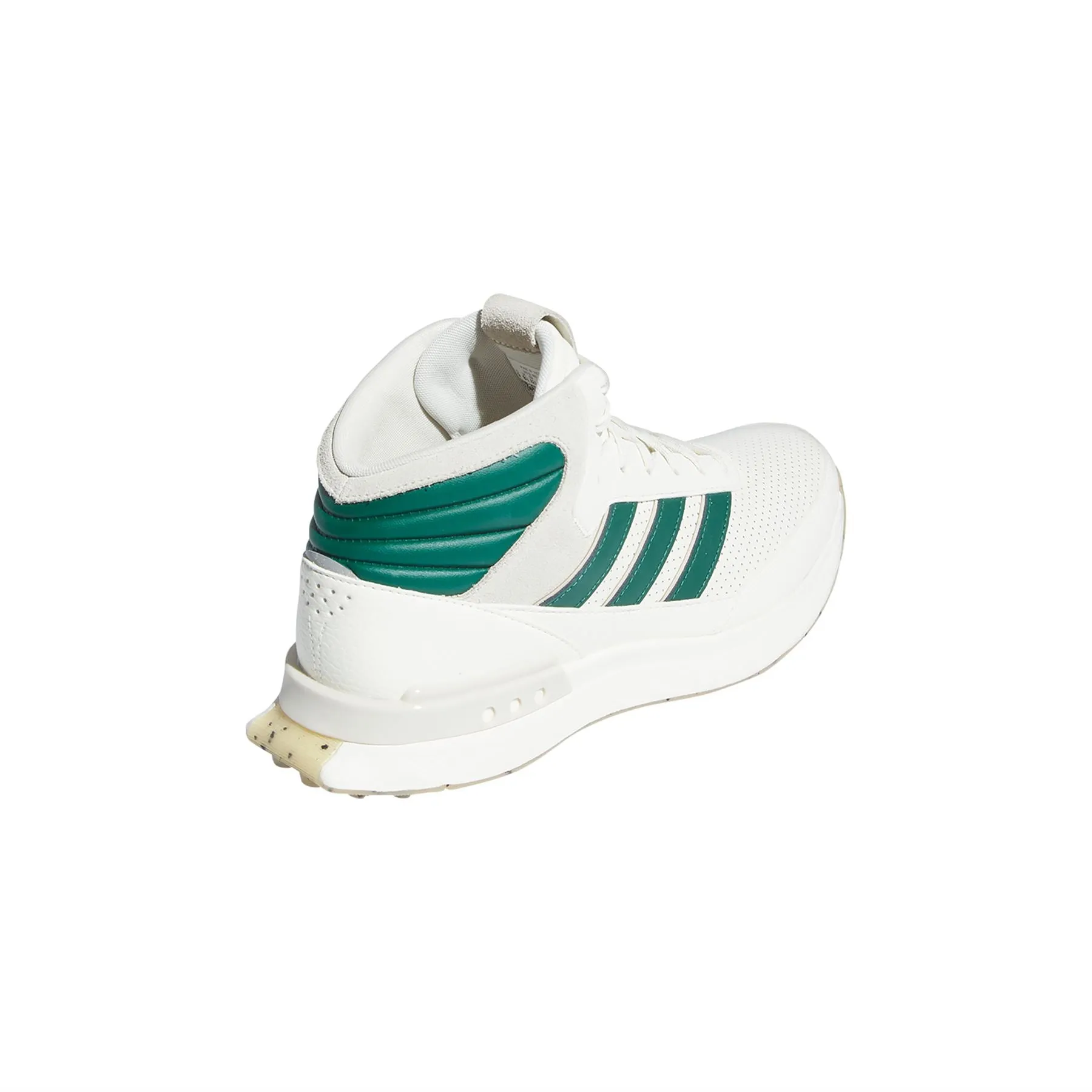 S2G Spikeless Mid Cut Golf Shoes White/Green - 2025