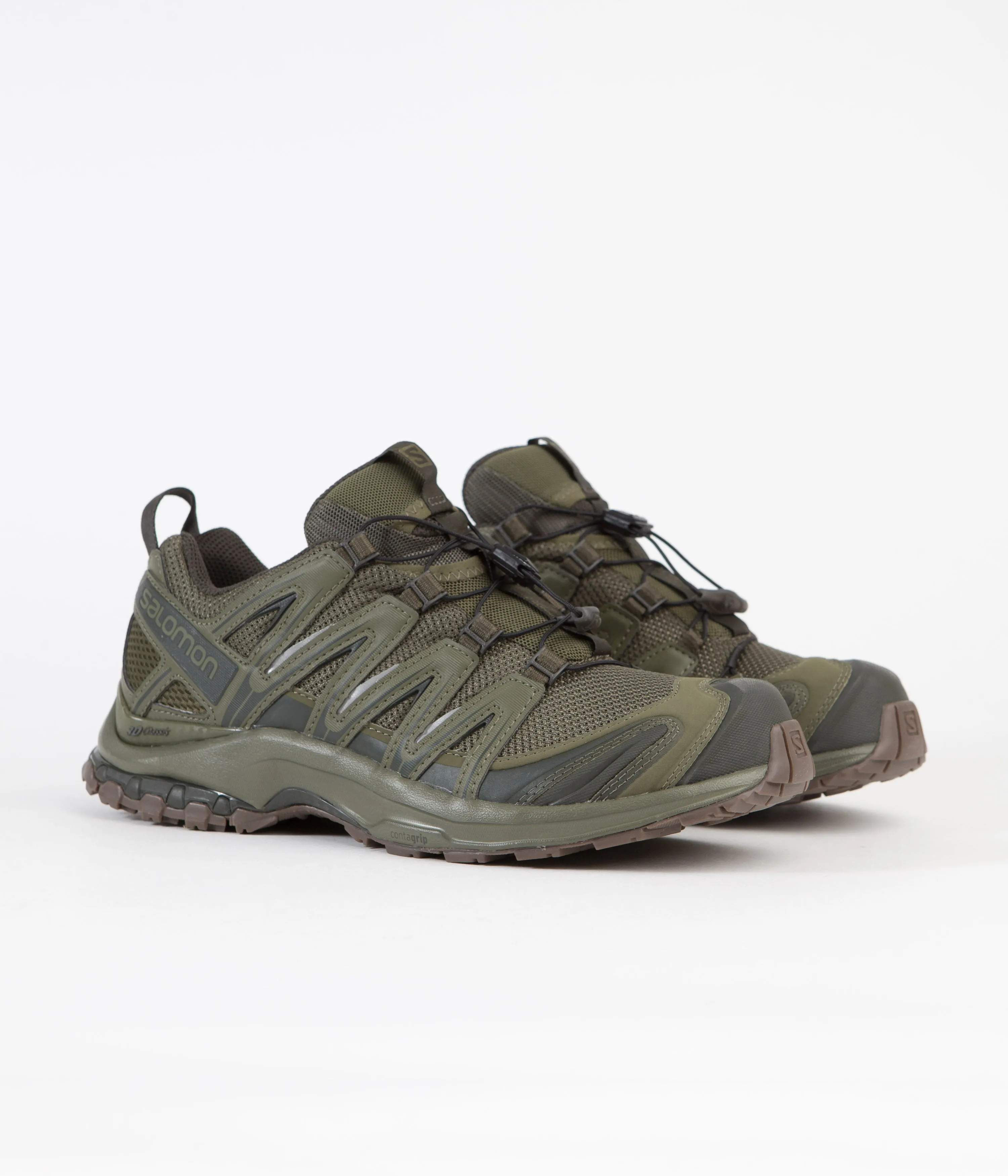 Salomon XA Pro 3D Shoes - Olive Night / Olive Night / Peat