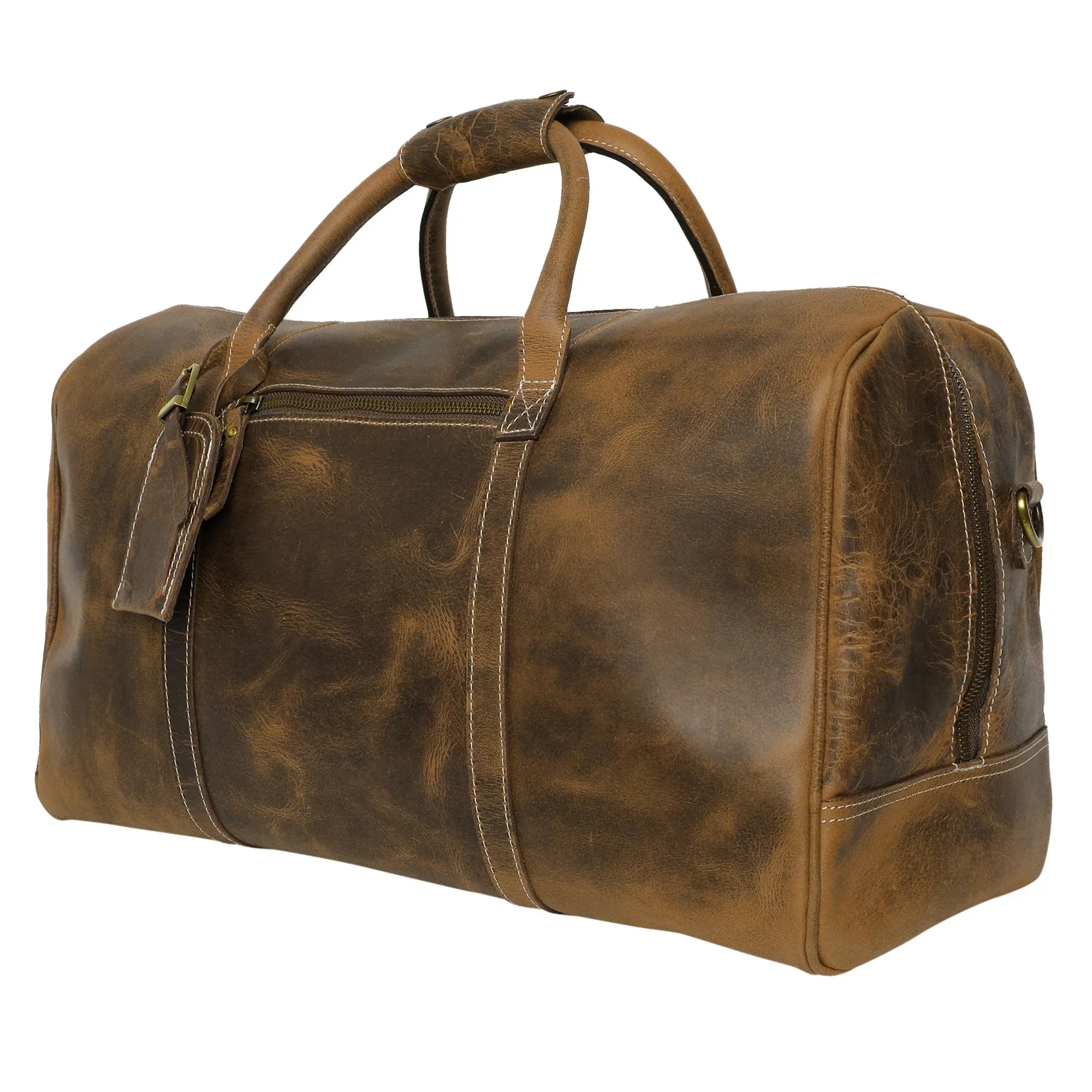 Sasha Travel Duffle Bag (Brown)