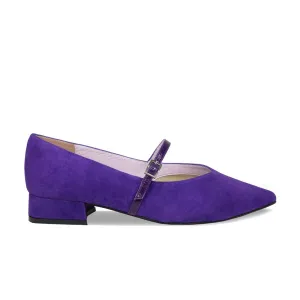 Savannah: Purple Suede & Patent